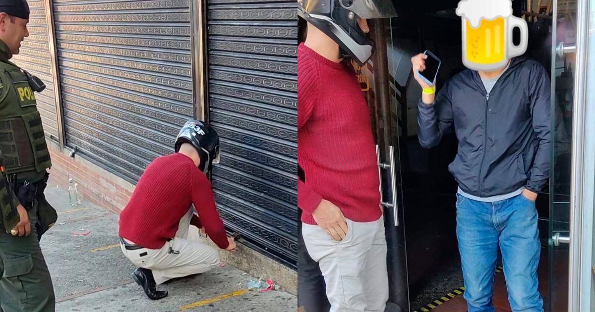 Momento en el que este hombre logra ser rescatado. /FOTOS: CORTESÍA.