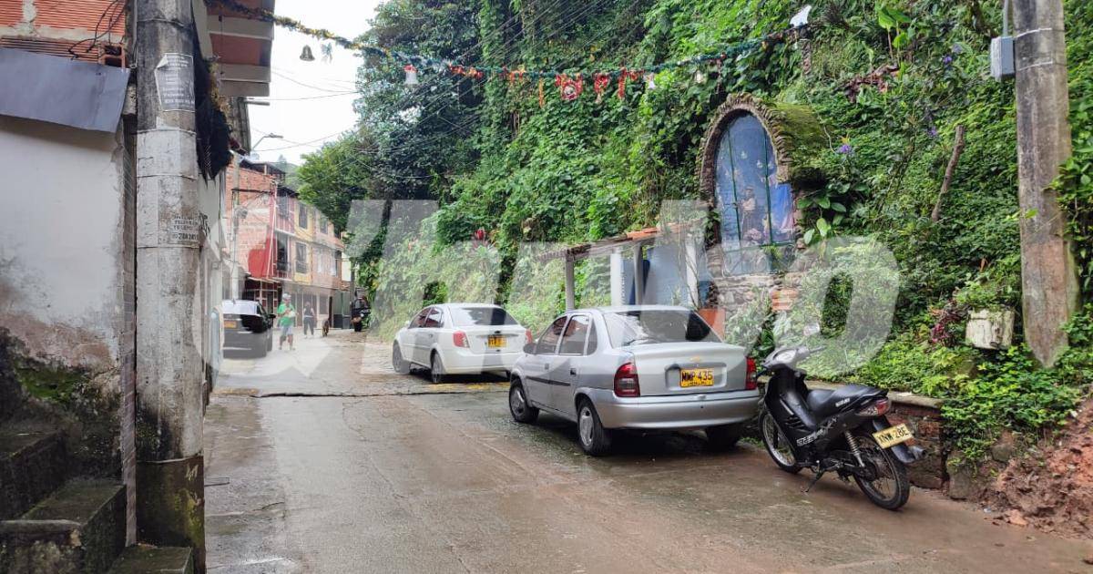 Lugar donde fue asesinado Humberto González. FOTO: ANDRÉS FERNANDO GARCÍA HERNÁNDEZ