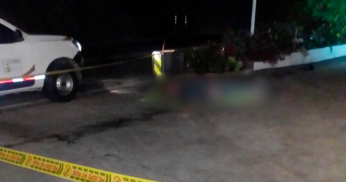 Lugar del crimen de Asdrúbal de Jesús Vélez Orozco. /FOTO: DENUNCIAS ANTIOQUIA