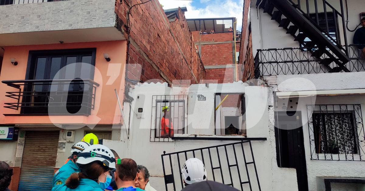 Así quedó la vivienda en Llanaditas.