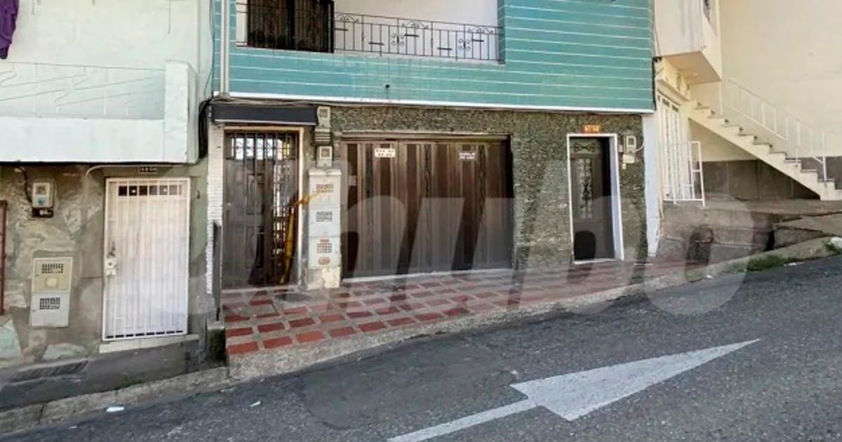 En esta casa fue asesinado un expolicía en el centro de Medellín. /FOTO: ANDRÉS FELIPE OSORIO GARCÍA
