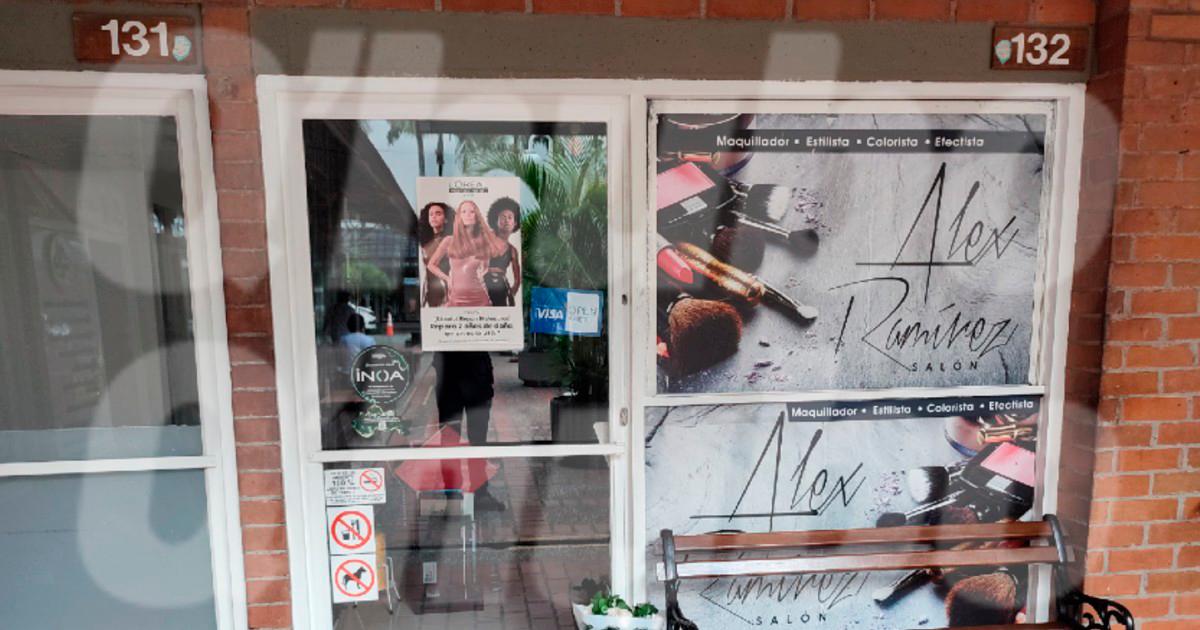 Este era el local de Hugo Alexánder Ramírez Carmona, quien se desempeñaba como estilista. /FOTO: ANDRÉS GARCÍA HERNÁNDEZ