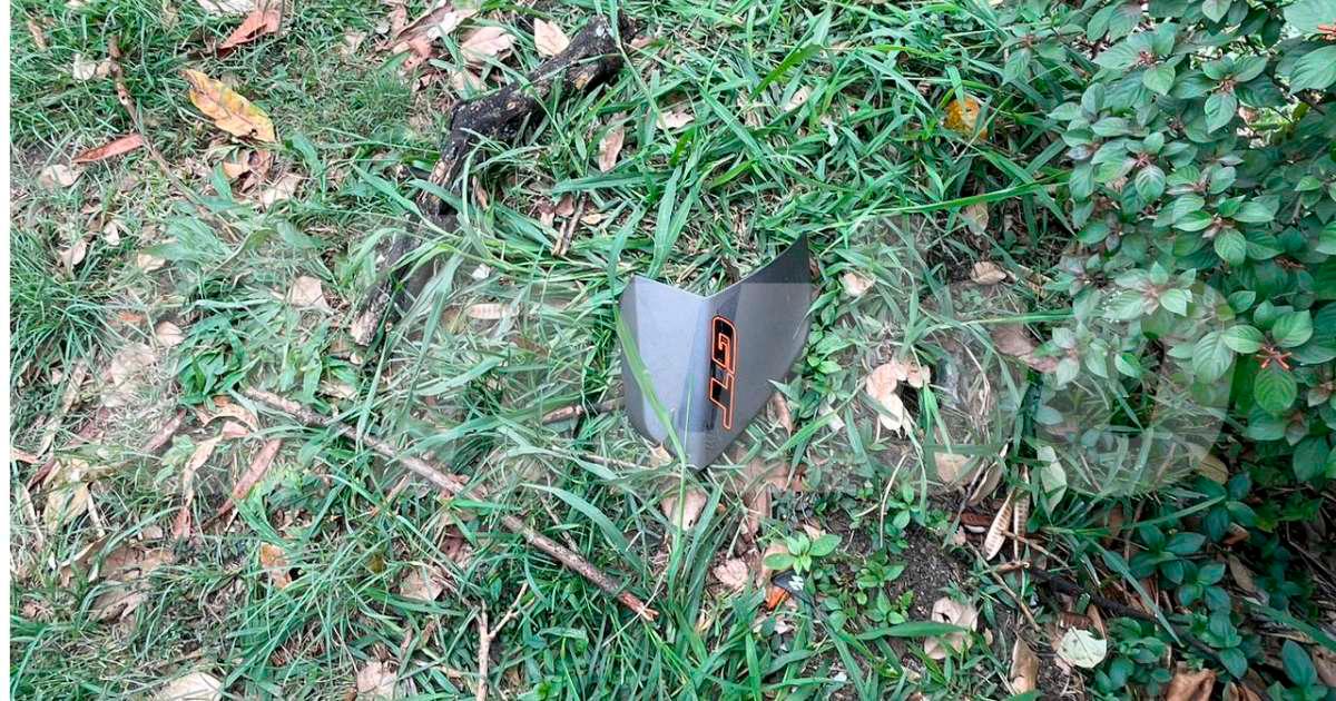 $!En el lugar se encontraron partes de la moto Pulsar. / FOTO: SINDY VALLE