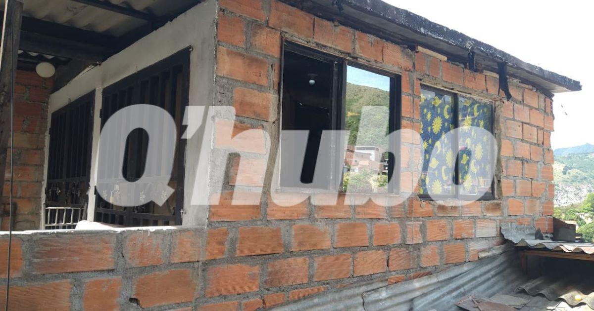 Casa donde fue asesinado Jesús Humberto Martínez Gantiva. FOTO: GUILLERMO OSPINA