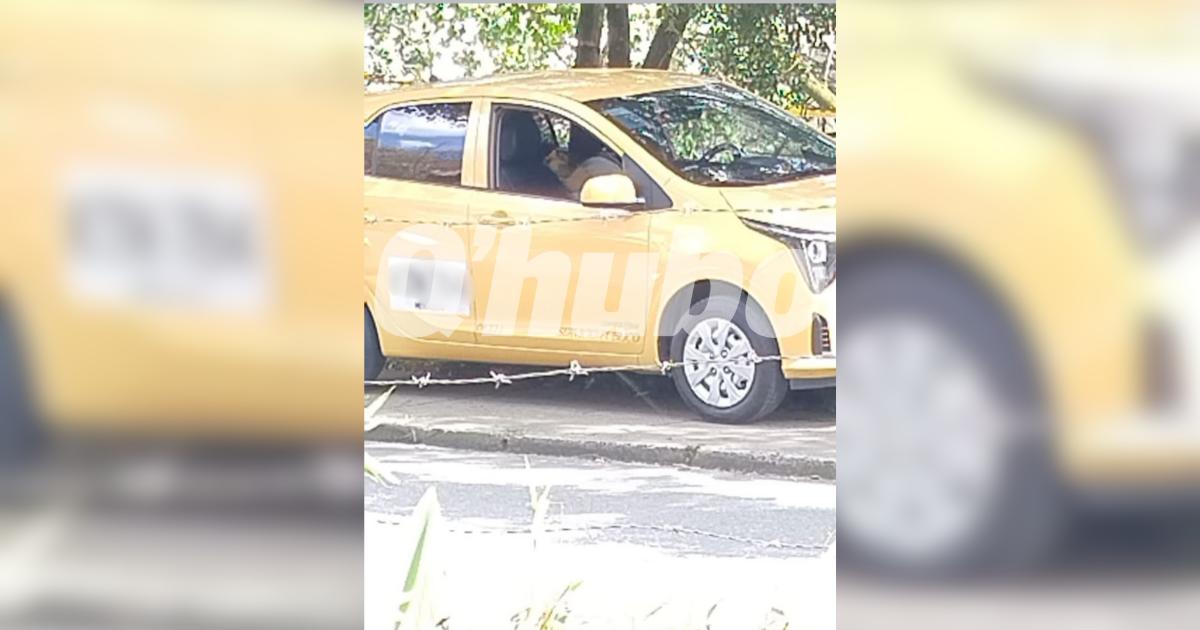 Homicidio taxista en el barrio Alfonso López. FOTO: CORTESÍA