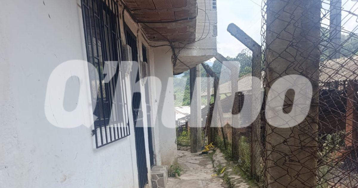 El crimen ocurrió en esta callejón de Itagüí. FOTO: ALEJANDRA MORALES