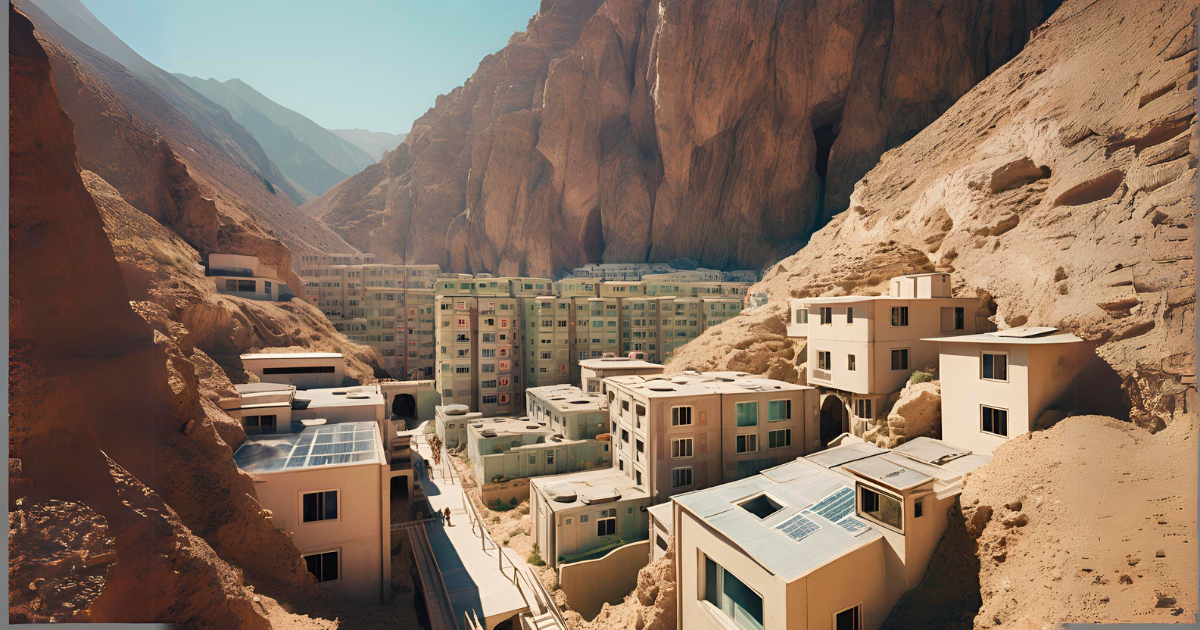 $!Edificios y casa subterráneas para protegerse del calor.