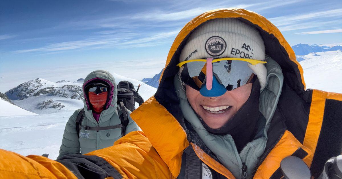 El Vinson no es cualquier montaña. Está a 1200 kilómetros del Polo Sur, con temperaturas de -35°C. FOTO: CORTESÍA ANA ISABEL BUSTAMANTE