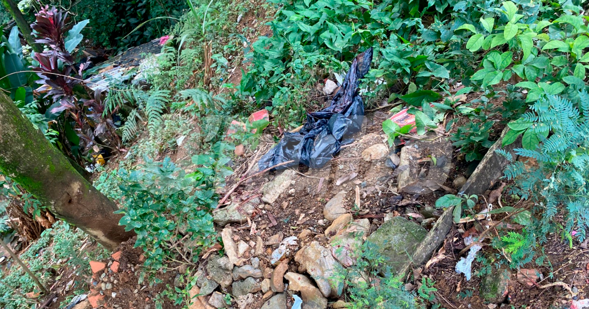 En este lugar arrojaron el cadáver. /FOTO: ANDRÉS FELIPE OSORIO GARCÍA