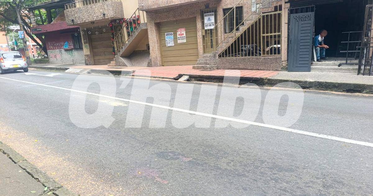 Cuando los policías llegaron al lugar del crimen, el cuerpo del joven ya no estaba. FOTO: ALEJANDRA MORALES