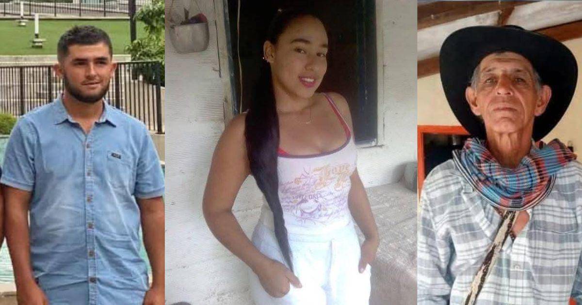 Edilson Alexander Agudelo Rúa, Verónica Mesa y Jaime Yépez. <b><span class=mln_small-caps_mln>/ FOTOS: DENUNCIAS ANTIOQUIA Y CONEXIÓN SUR </span></b>