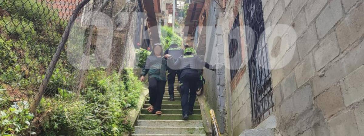 Por esta calle de Llanaditas ocurrieron los hechos. FOTO: ANDRÉS FERNANDO GARCÍA