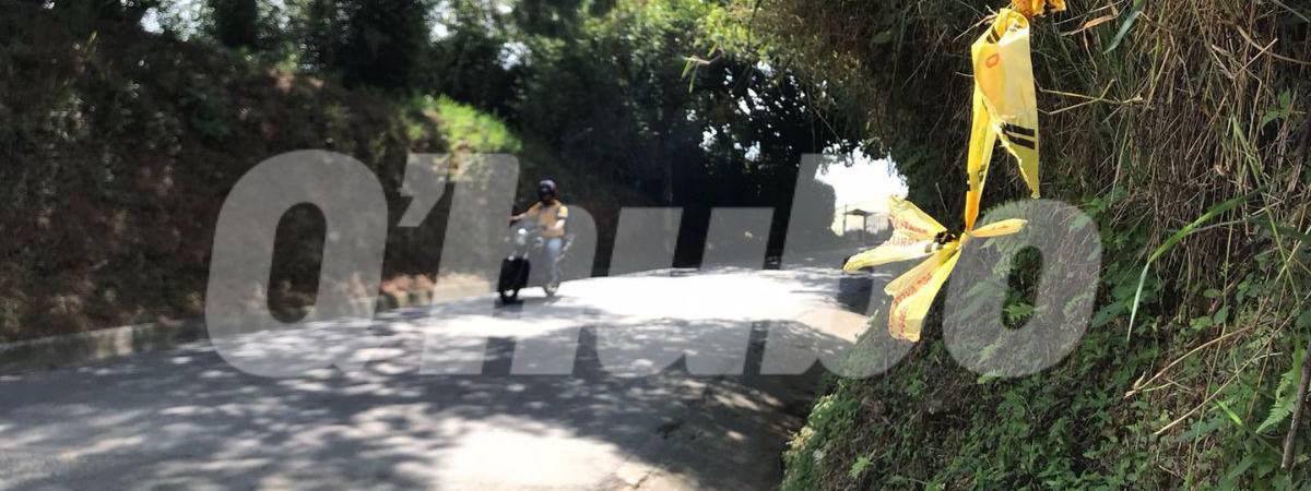 Sitio donde fue atacado a balazos Carlos Mario Acevedo Zapata. FOTO: LAURA ROSA JIMÉNEZ VALENCIA
