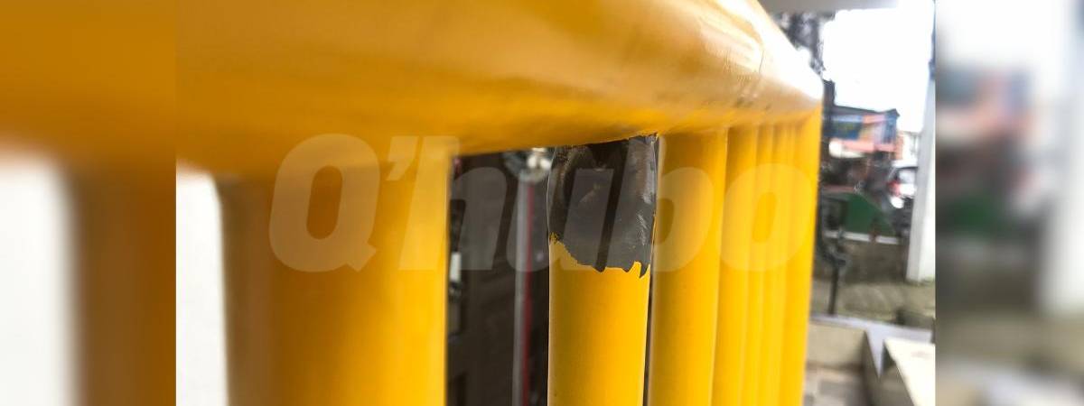 En el lugar quedaron las marcas de las balas. FOTO: LAURA ROSA JIMÉNEZ