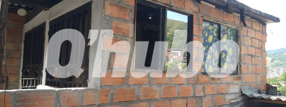 Casa donde fue asesinado Jesús Humberto Martínez Gantiva. FOTO: GUILLERMO OSPINA