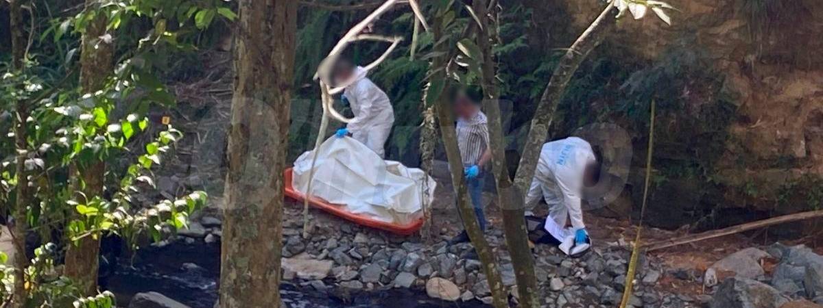 El cuerpo fue hallado en una zona boscosa. /FOTO: ANDRÉS FELIPE OSORIO GARCÍA