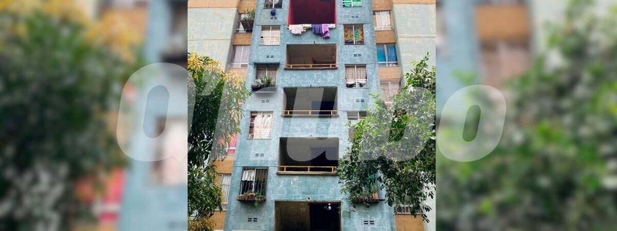 En el cuarto piso de este edificio fue asesinada Luz Marina. /FOTO: ANDRÉS FELIPE OSORIO GARCÍA