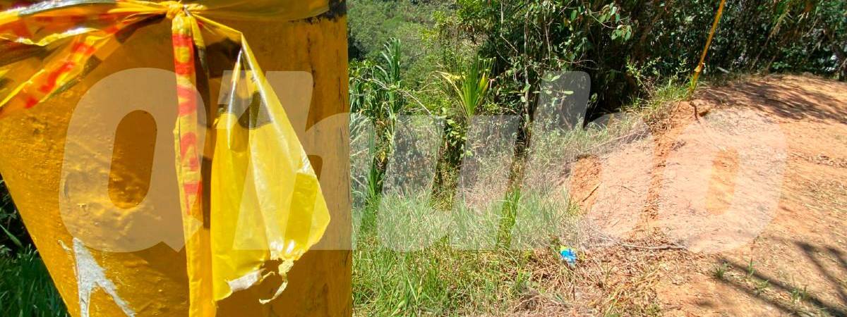 En este sector de la vereda La Meseta de Girardota, fueron encontrados 2 cuerpos. /FOTO: ANDRÉS FELIPE OSORIO GARCÍA 