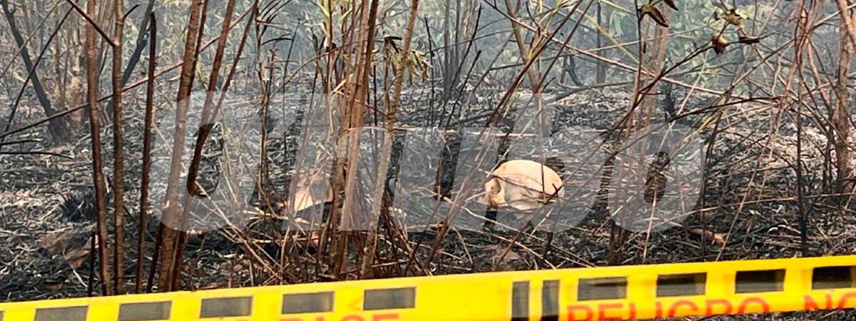 Así fuero hallados los restos. /FOTO: CORTESÍA