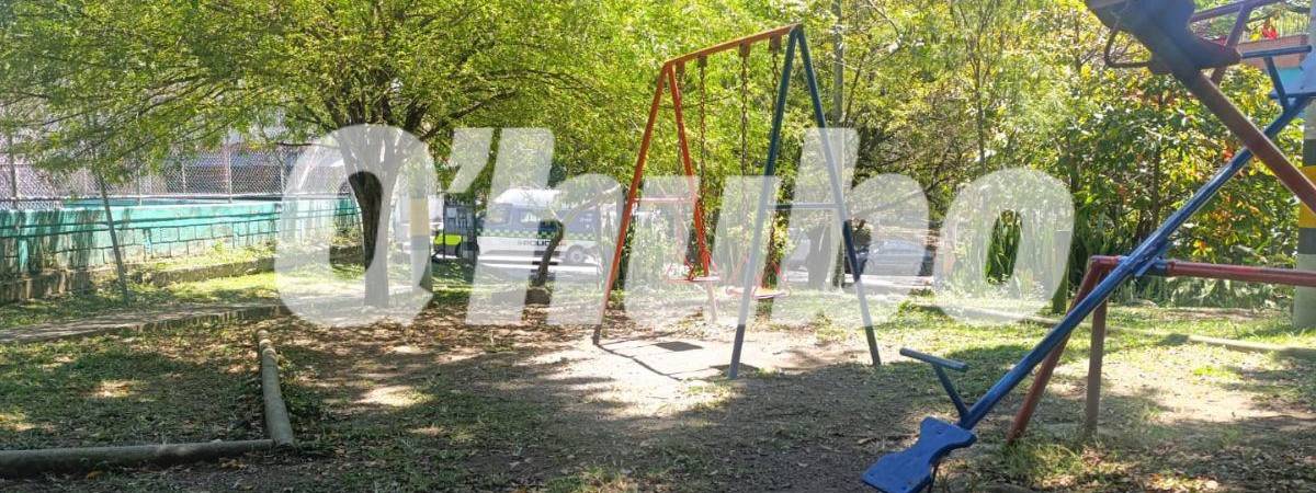 Parque de Castilla donde fue encontrado el cuerpo de esta joven. FOTO: ALEJANDRA MORALES