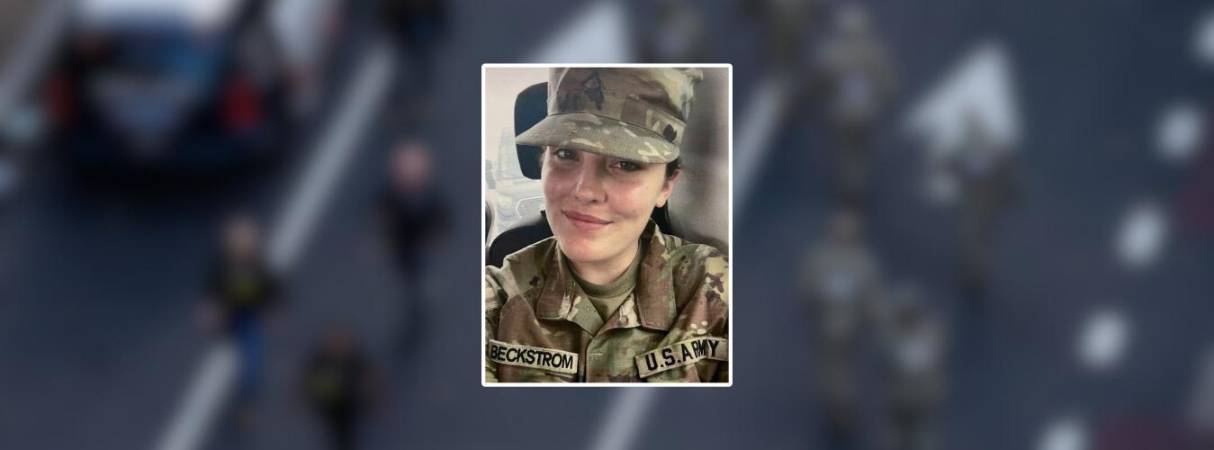 Sarah Beckstrom, soldado muerta en tiroteo en Washington, D. C. FOTO: D.R.A