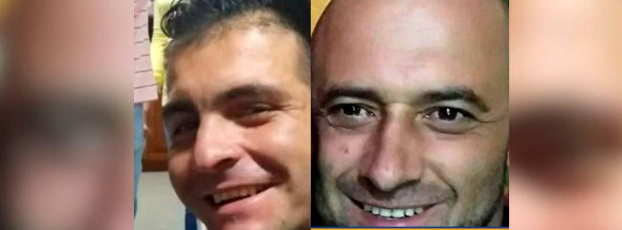 Las víctimas del doble homicidio en El Carmen de Viboral. /FOTOS: TOMADAS DE NOTICIAS CARACOL 