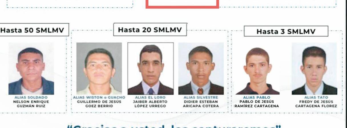 Robledo Roa estaba en la lista de más buscados por afectaciones a líderes sociales en el Nordeste de Antioquia.
