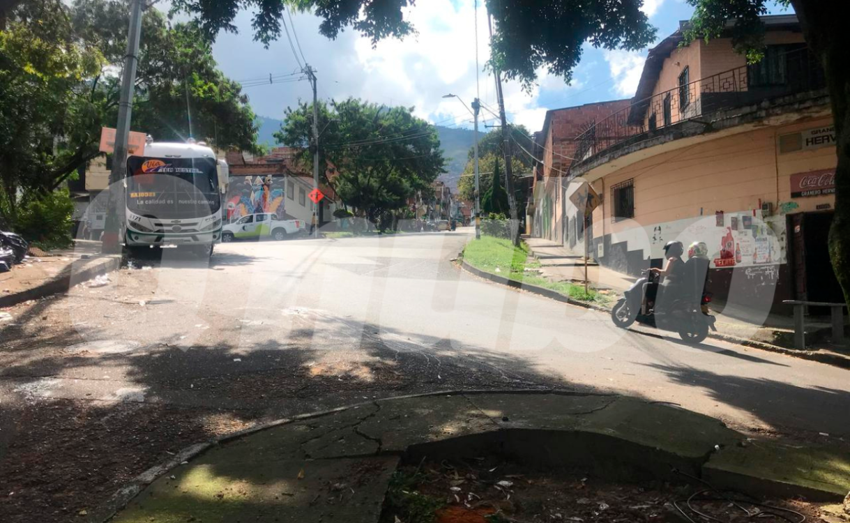 En el lugar quedaron algunas huellas de la crimen. /FOTO: LAURA ROSA JIMÉNEZ VALENCIA