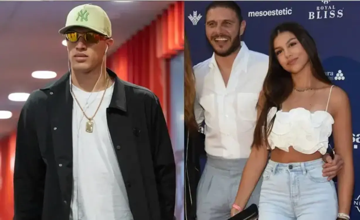 Nelson Deossa y Joaquín y Daniela Sánchez,, con quien vinculan en una relación amorosa. FOTO: REDES SOCIALES