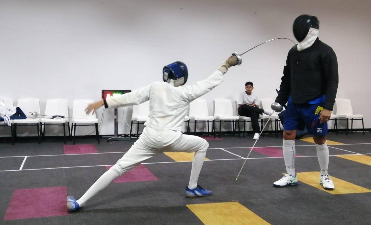 Mikhail en la práctica de su deporte. FOTO: CORTESÍA