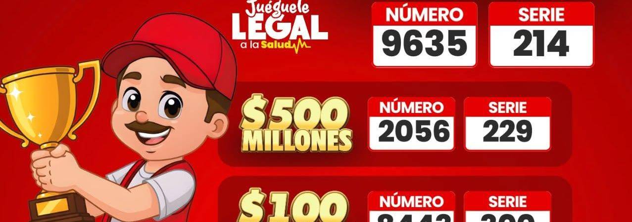 Resultados Lotería del Valle. FOTO: LOTERÍA DEL VALLE