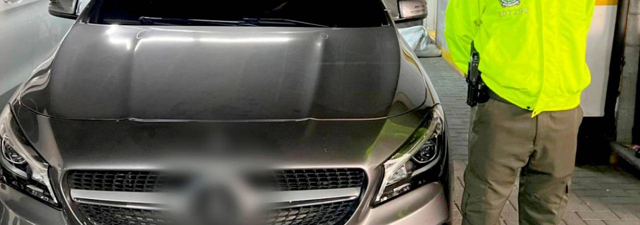 El carro que les incautaron: /FOTO: CORTESÍA