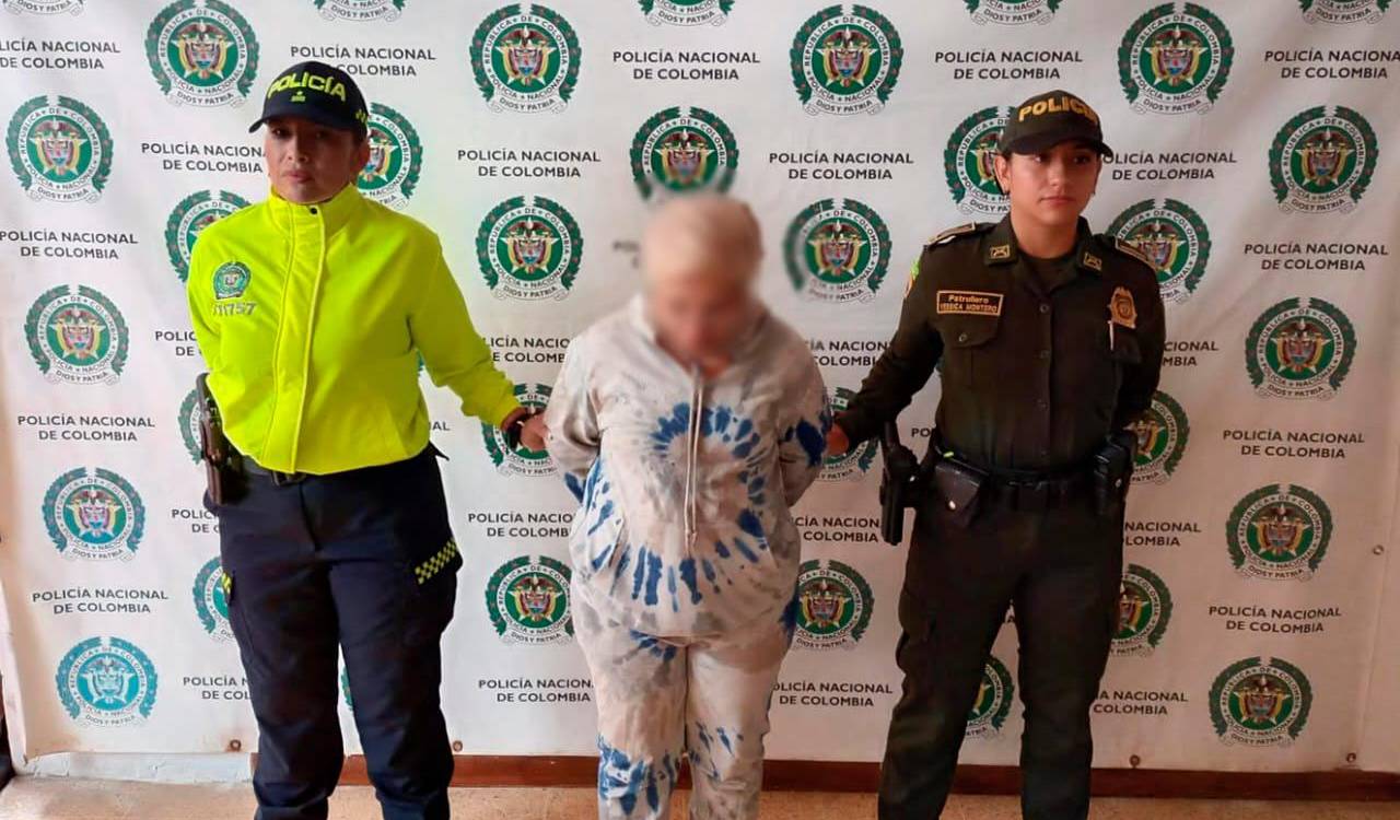 Ella es Clara Yepes, una de las capturadas. /FOTO: DIJÍN.