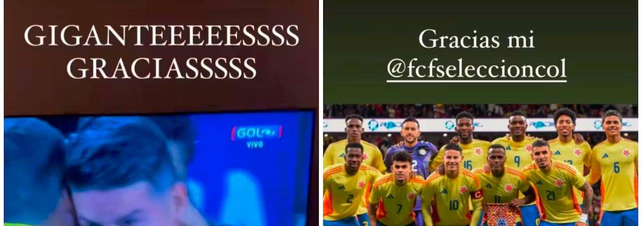 Historias de Instagram de Melina Ramírez y Alejandro Estrada. / FOTO: CAPTURA DE PANTALLA