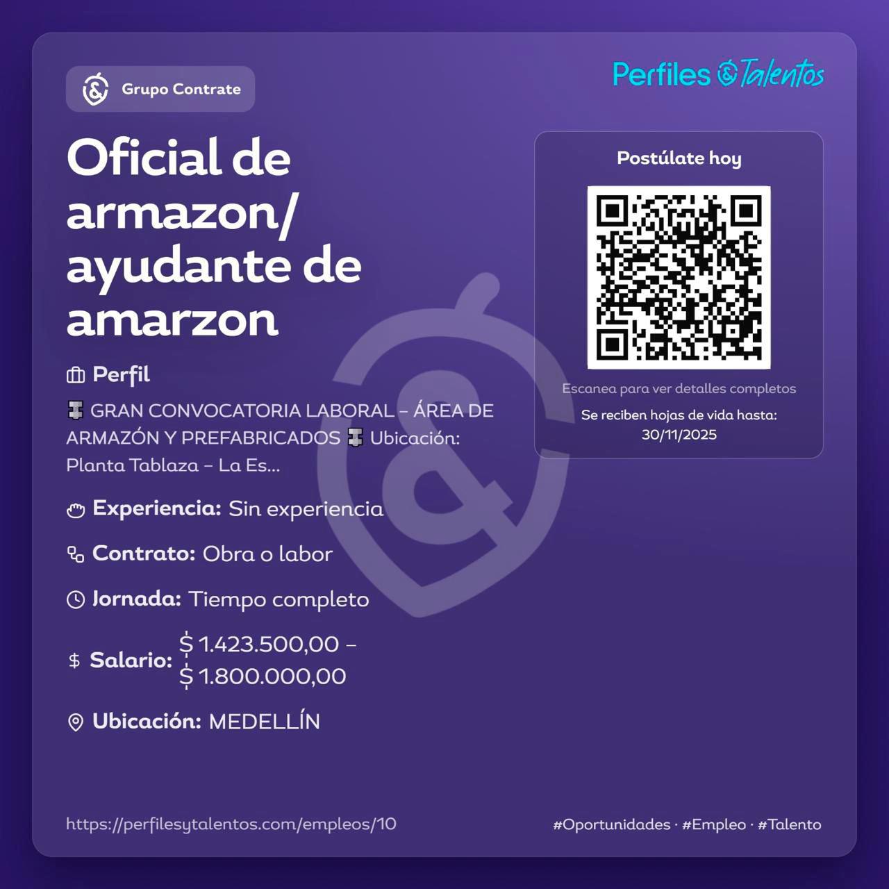 ¿Busca camello? Pilas con estas vacantes en el área metropolitana