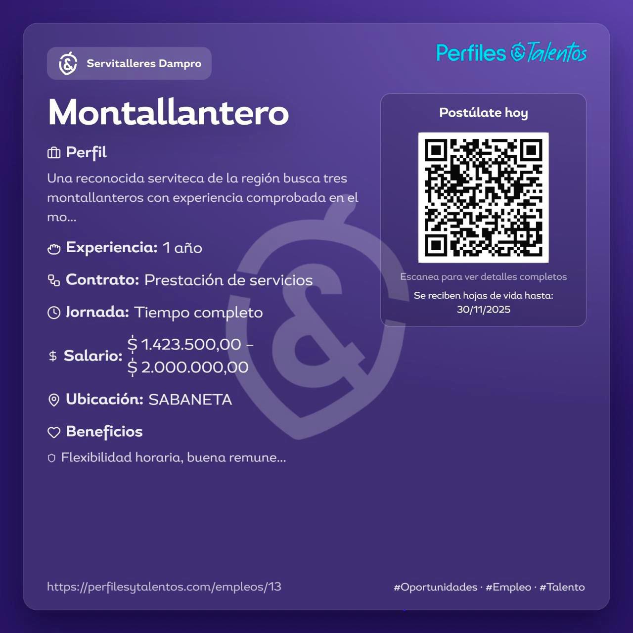 ¿Busca camello? Pilas con estas vacantes en el área metropolitana