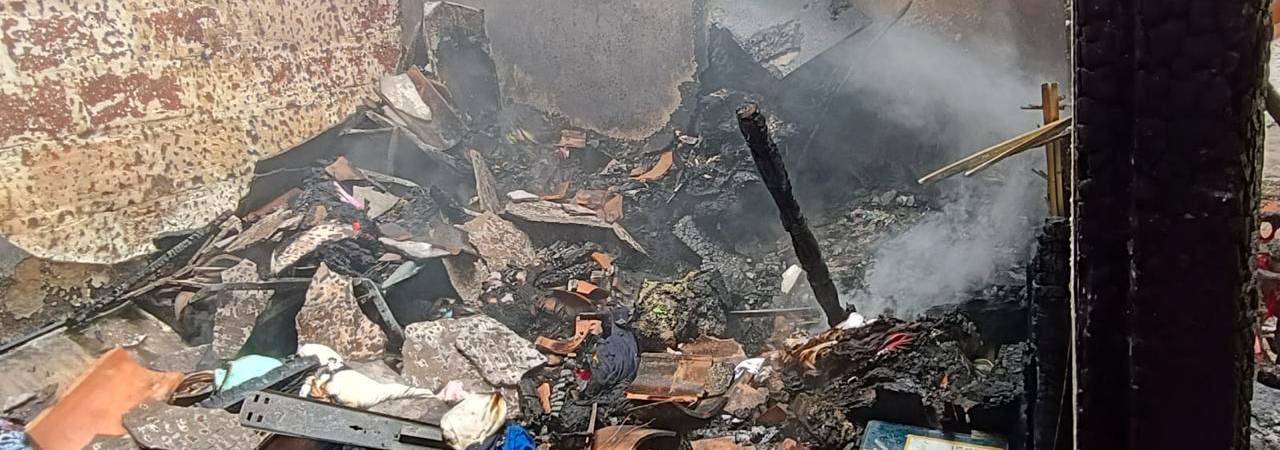 EN IMÁGENES: Incendio en Envigado obligó a evacuación de adultos mayores