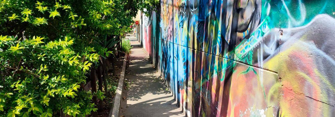 Este es el lugar donde quedó tendido este hombre. /FOTO: ANDRÉS GARCÍA. 