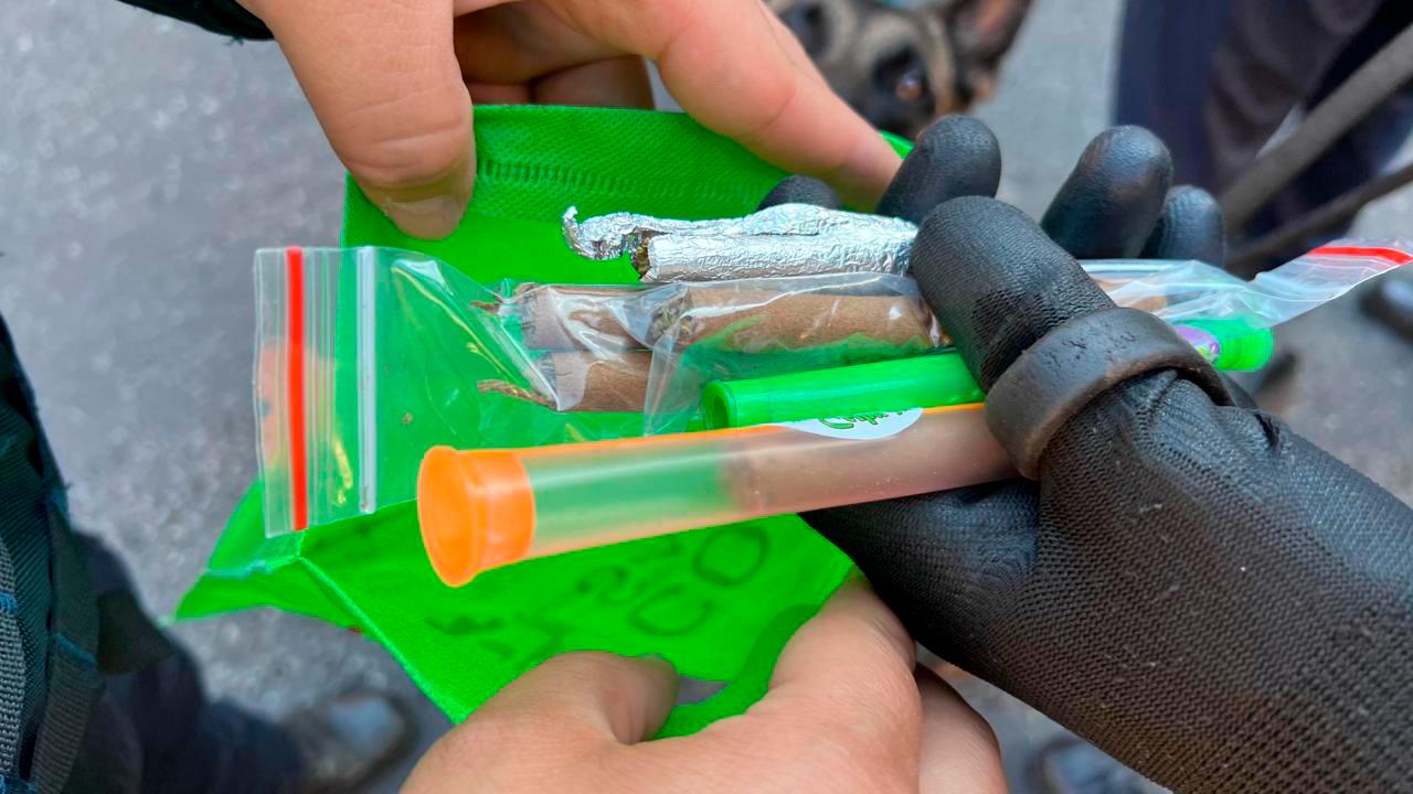 Estas son algunas de las dosis de estupefacientes incautadas. /FOTO: CORTESÍA