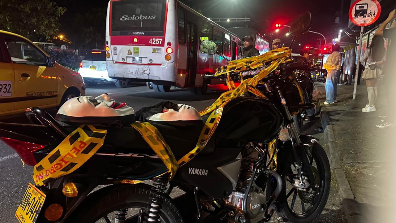 Más de 500 motos fueron inmovilizadas en la noche de Halloween en Medellín