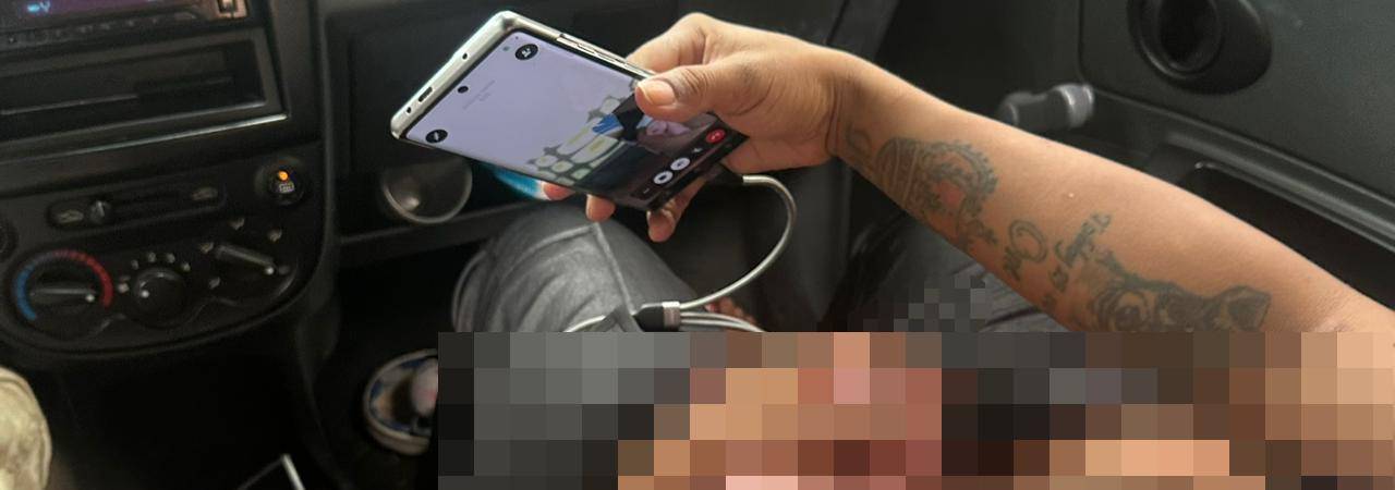 Momento del parto. FOTO: POLICÍA