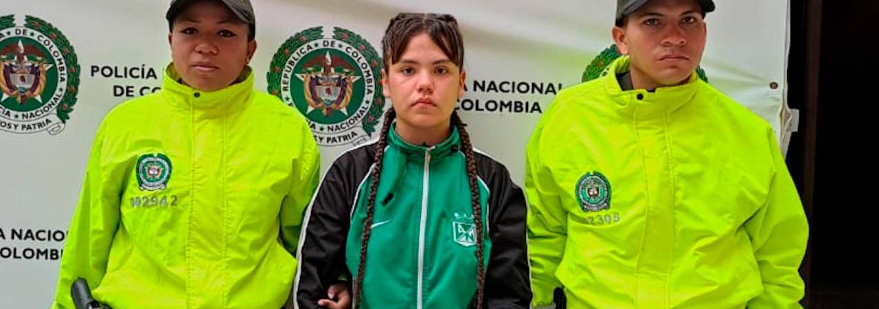 Los tatuajes de Angie Michell Mazo Castañeda fueron claves en la identificación para su captura. /FOTOS: CORTESÍA