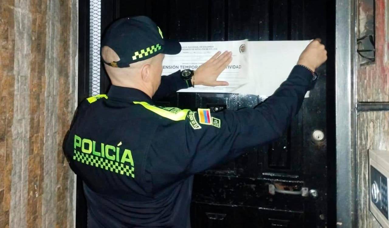 $!El inmueble donde sucedió el incidente fue cerrado. /FOTO: POLICÍA NACIONAL