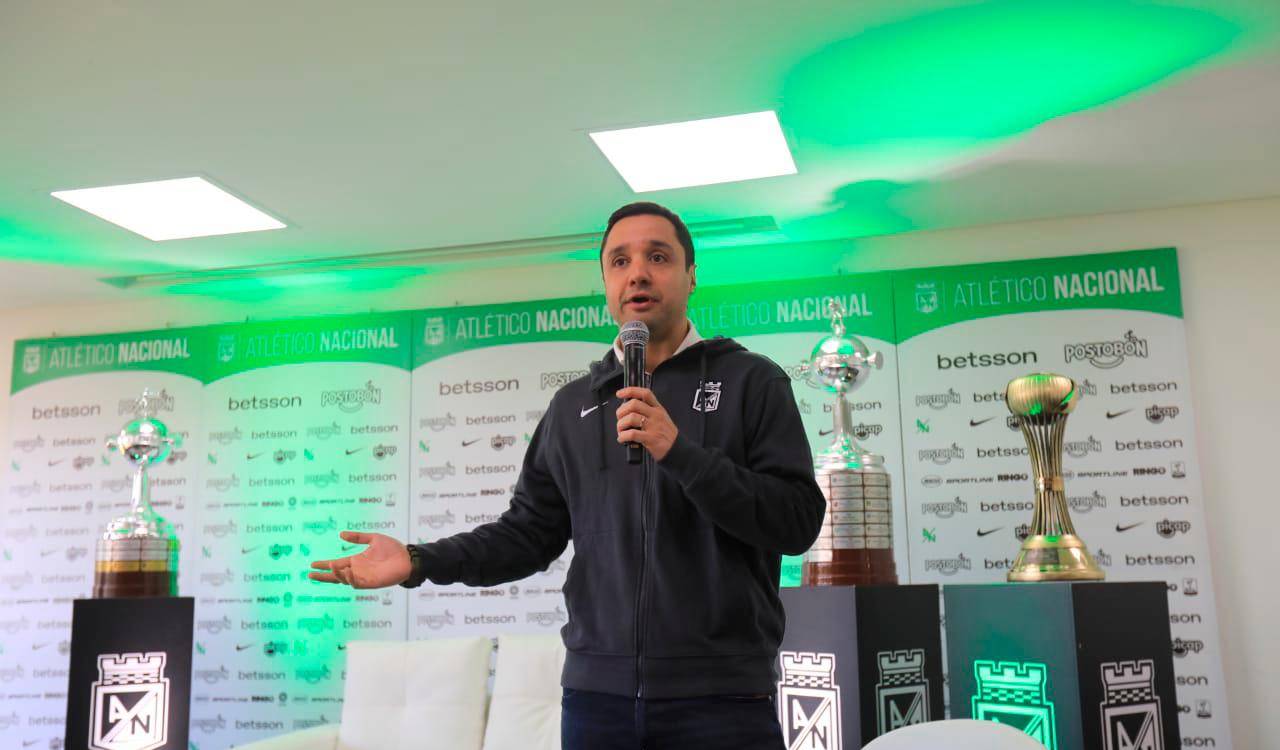 EN VIDEO: “Siempre buscaremos pelear con títulos”: Sebastián Arango Botero expuso su proyecto en Nacional
