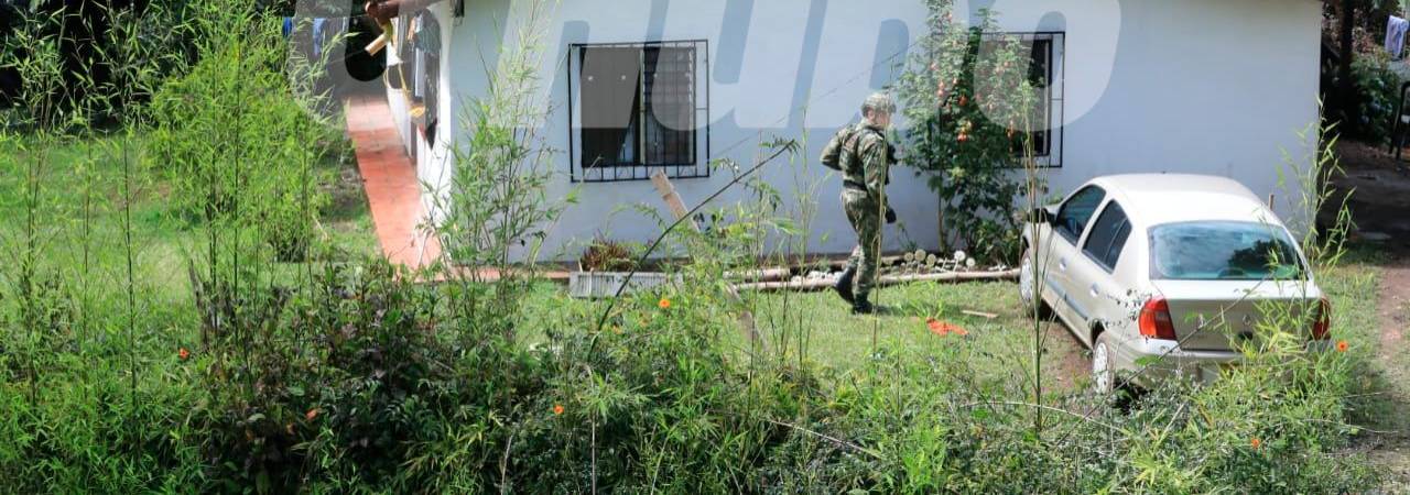 Esta es la finca en la que ocurrió la masacre. /FOTO: ESNEYDER GUTIÉRREZ