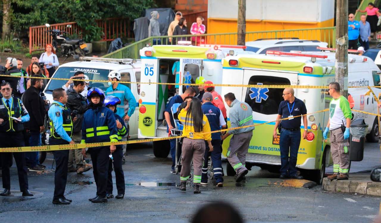 Jhon Jairo Londoño fue trasladado a la Clínica CES, pero falleció. /FOTO: ESNEYDER GUTIÉRREZ