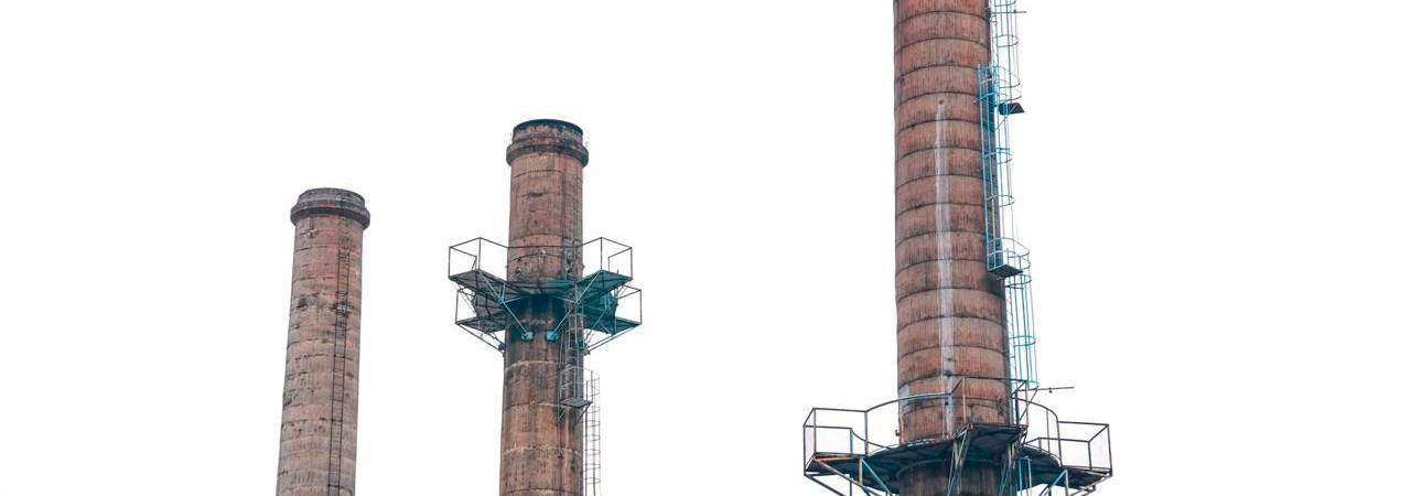 Las chimeneas son una figura representativa de lo que significó Peldar. / FOTO: ALCALDÍA DE ENVIGADO