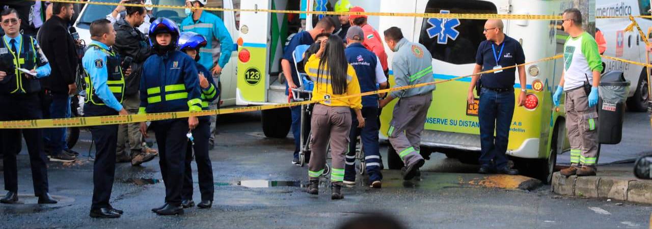 Jhon Jairo Londoño fue trasladado a la Clínica CES, pero falleció. /FOTO: ESNEYDER GUTIÉRREZ 