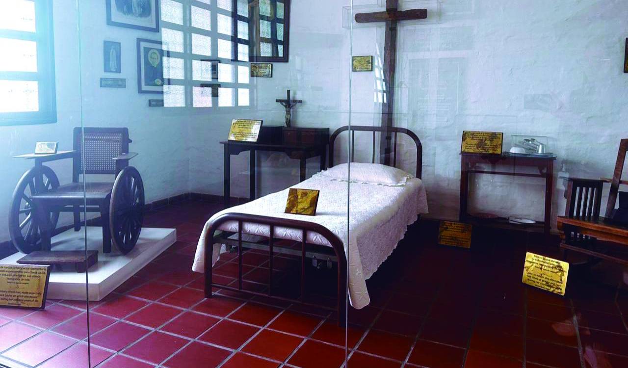 Así luce actualmente la ahbitación de la Madre Laura. FOTO: FAISURY SÁNCHEZ