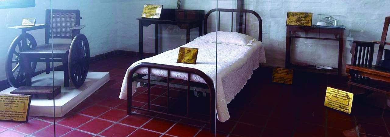 Así luce actualmente la ahbitación de la Madre Laura. FOTO: FAISURY SÁNCHEZ